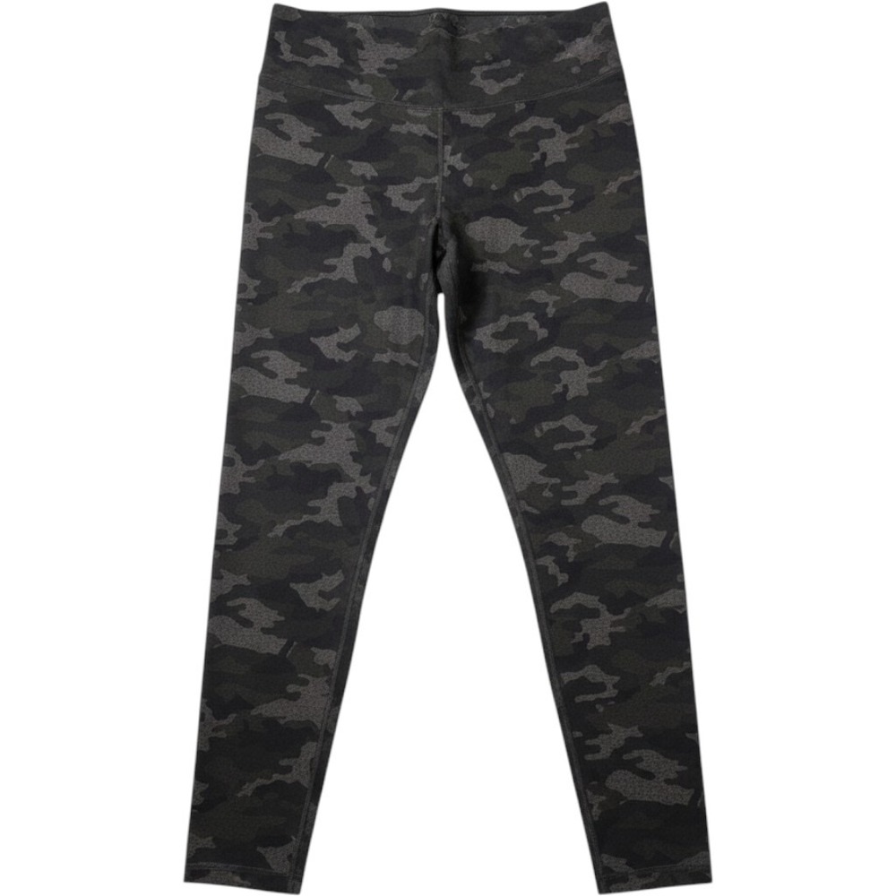 Fabletics PowerHold Camo Leggings XS Grey Black Camouflage Compression Pants